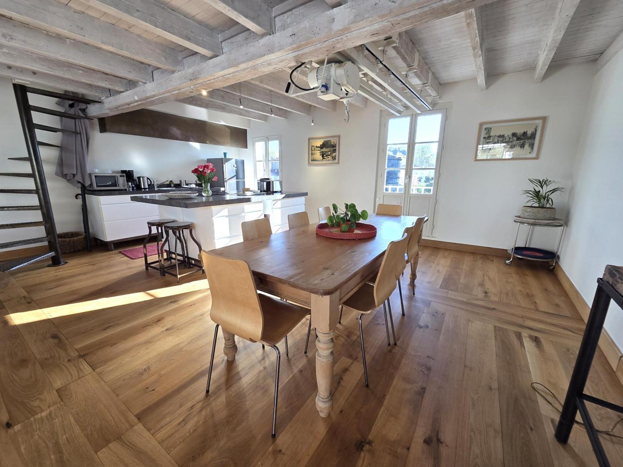 ジャルナックQuai 3 Loft Moderne Et Lumineux Les Pieds Dans L'Eauアパートメント エクステリア 写真